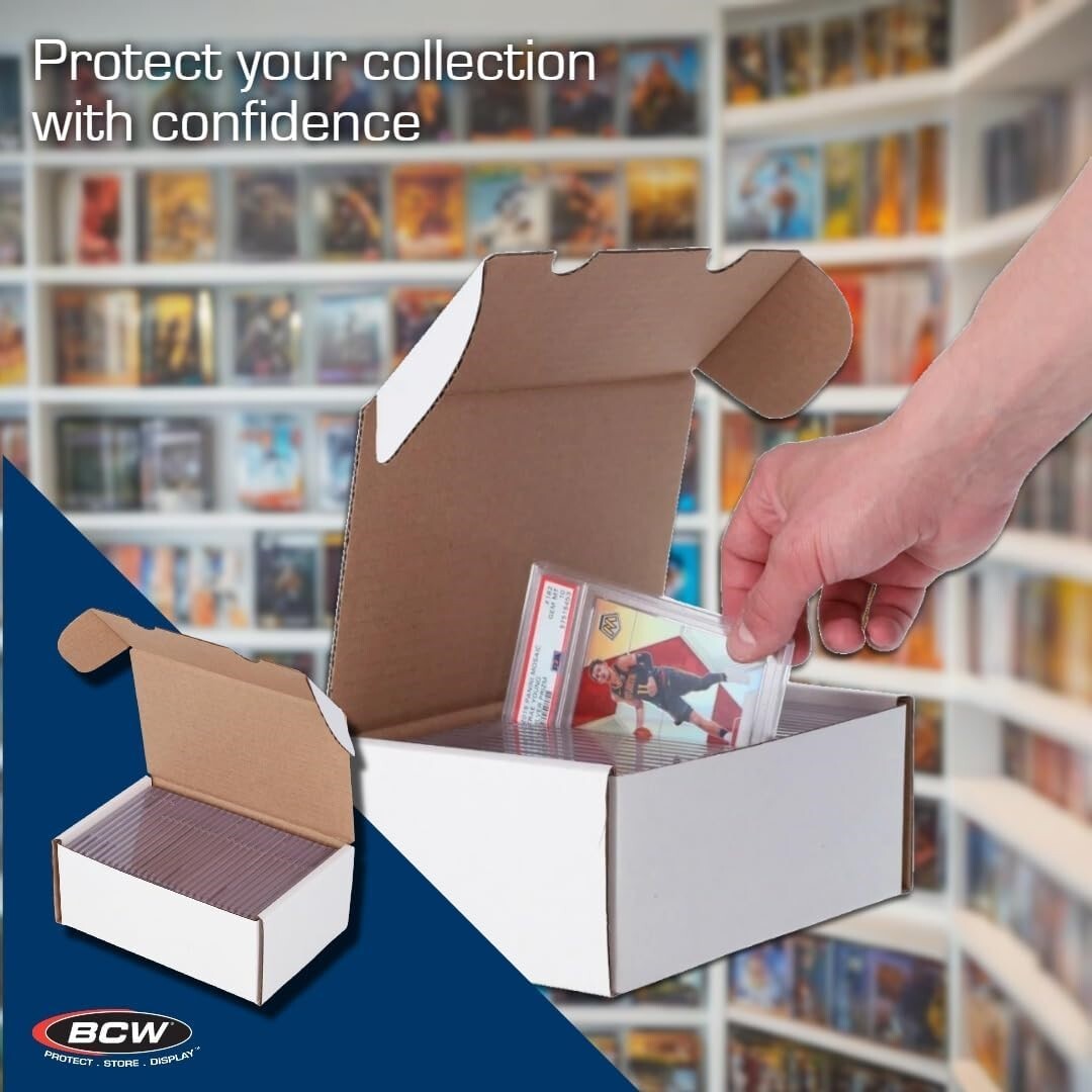 BCW Graded Trading Card Storage Box Hold 30 Certified / 4 Screws PSA BGS Holders