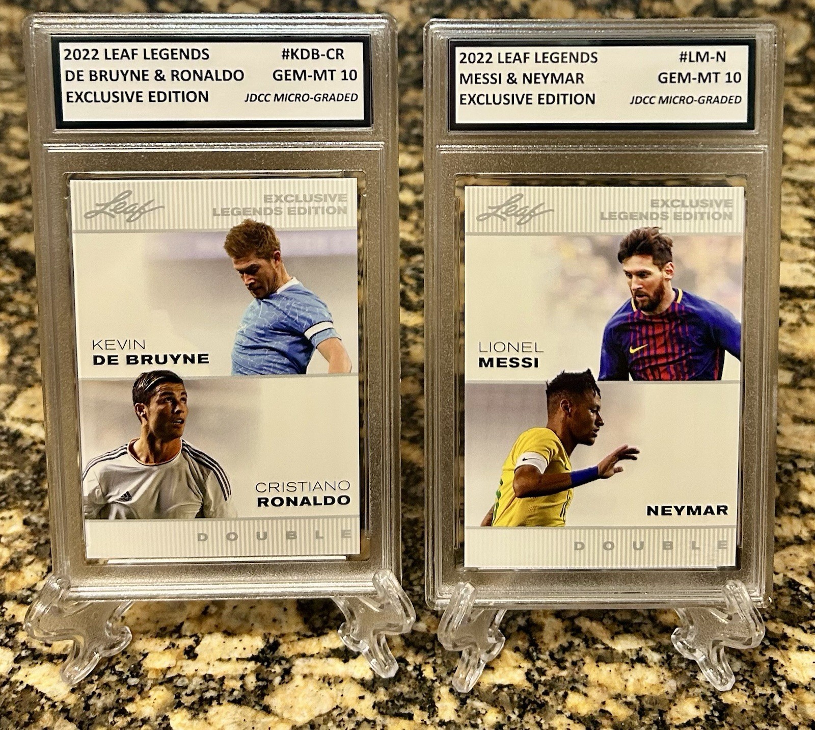 25 Card Lot 2004-22 LIONEL MESSI/PELE/CRISTIANO RONALDO Rookie GRADED GEM-MT 10