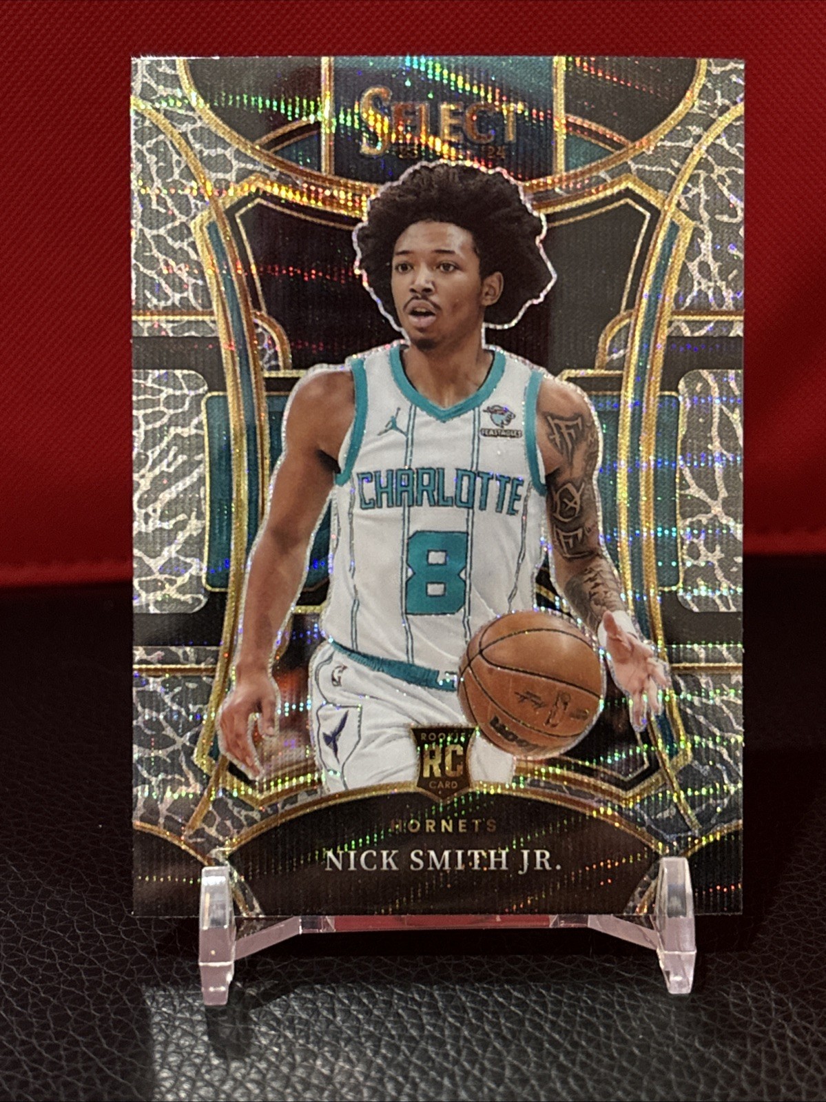 2023-24 Panini Select – Mezzanine Level Nick Smith Jr. #310 Elephant Prizm (RC)