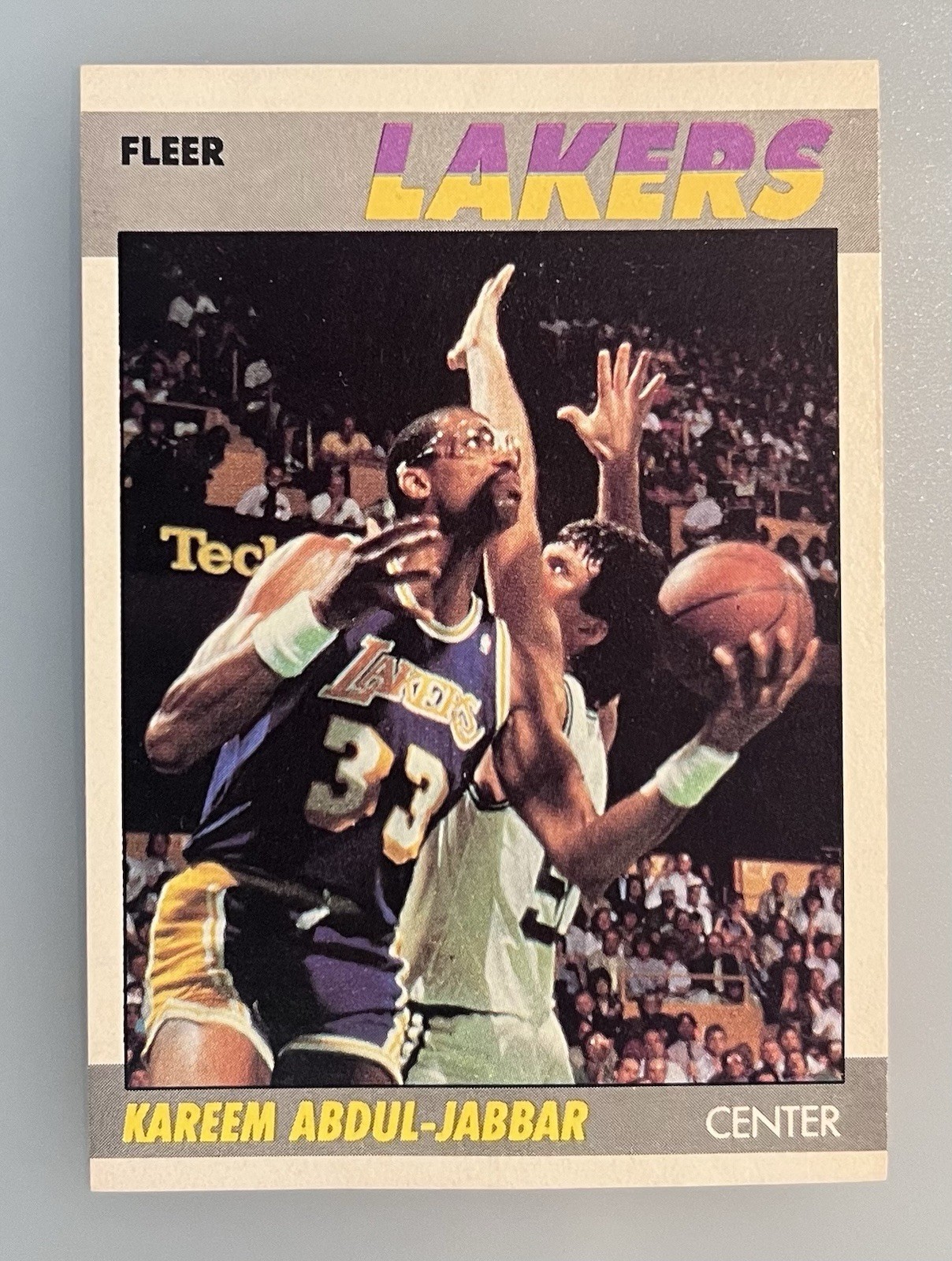 1987-88 Fleer Kareem Abdul-Jabbar #1 Los Angeles Lakers ⭐️