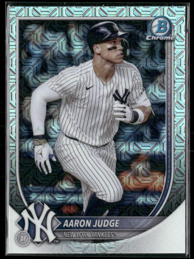 2025 Bowman #99 Aaron Judge Chrome Mojo Refractor