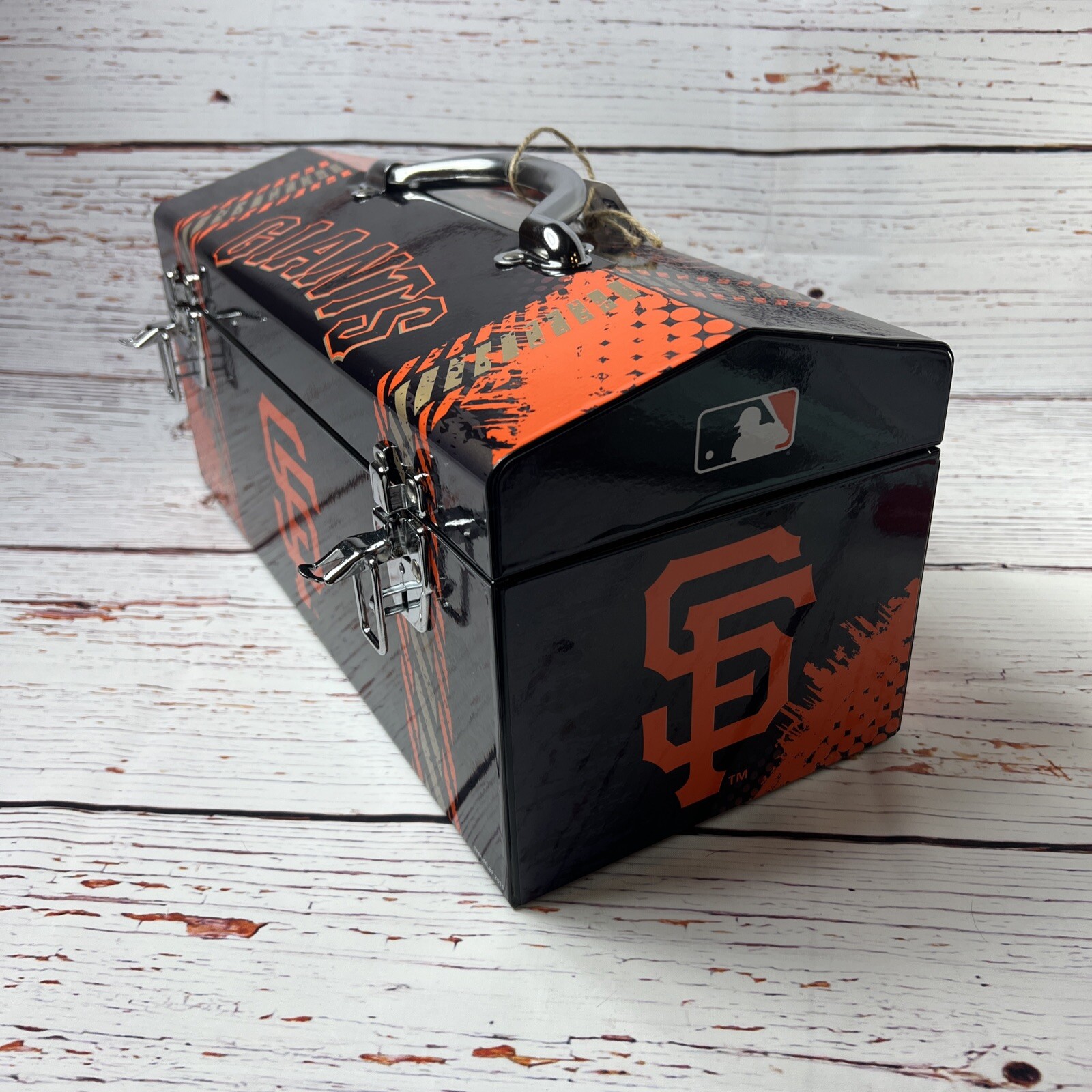 NBL Giants Windco 16.25 in. Steel San Francisco Art Deco Tool Box 7.1 in. new