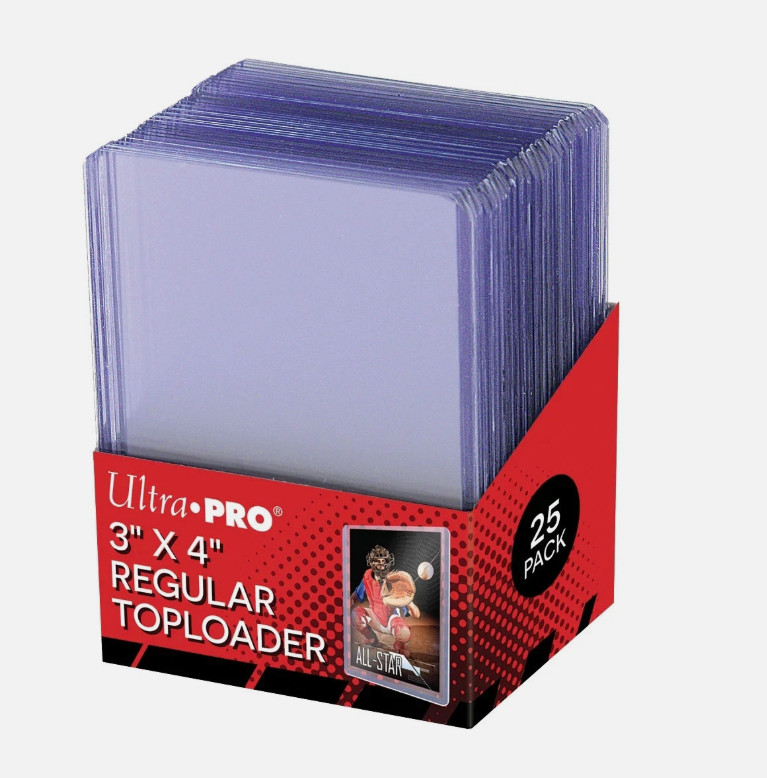 25/50/100/200ct Ultra PRO 3″ x 4″ Regular Toploaders Standard Card 35pt
