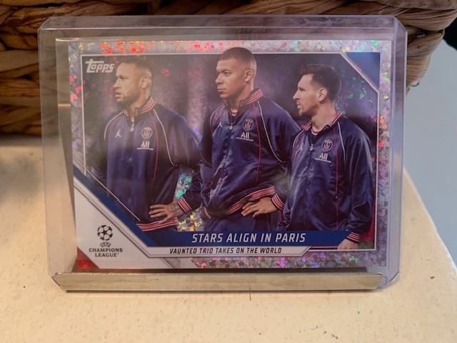 2021-22 Topps Uefa Champions League – Stars Align in Paris #62 Starball Foil