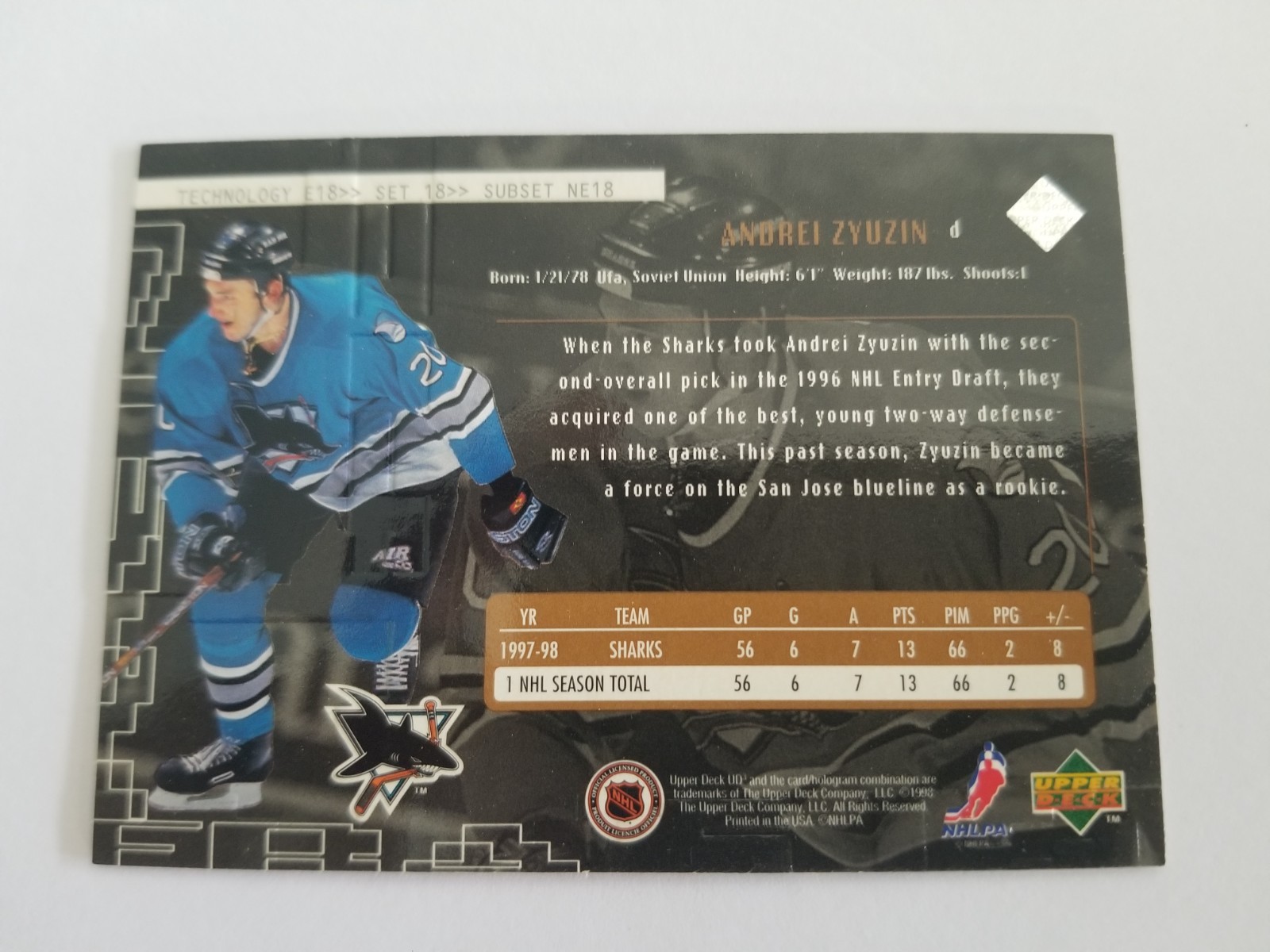 1998-99 Upper Deck UD3 New Era Andrei Zyuzin #18