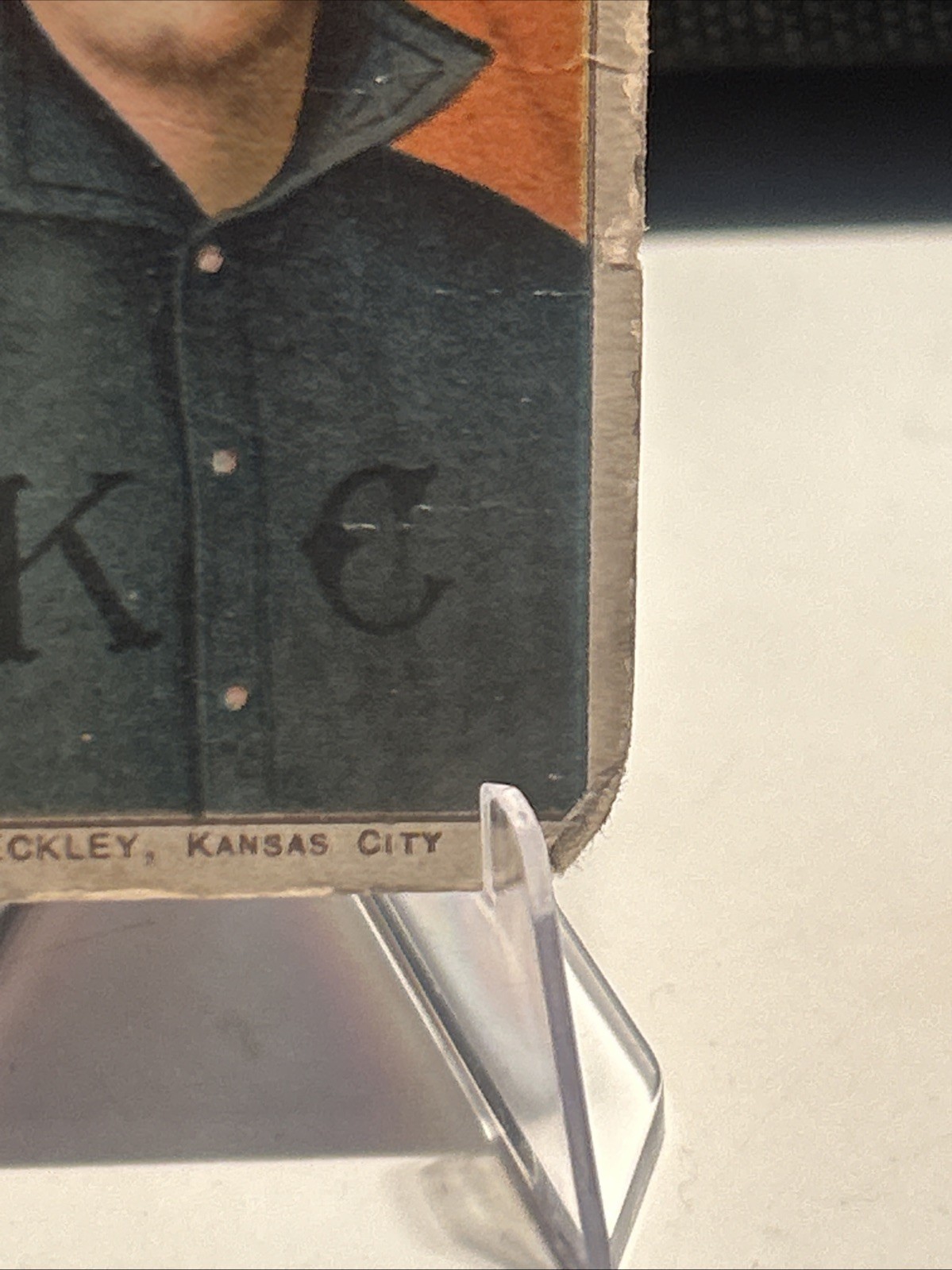 1909 T206 HOF Jake Beckley 350 Piedmont Back