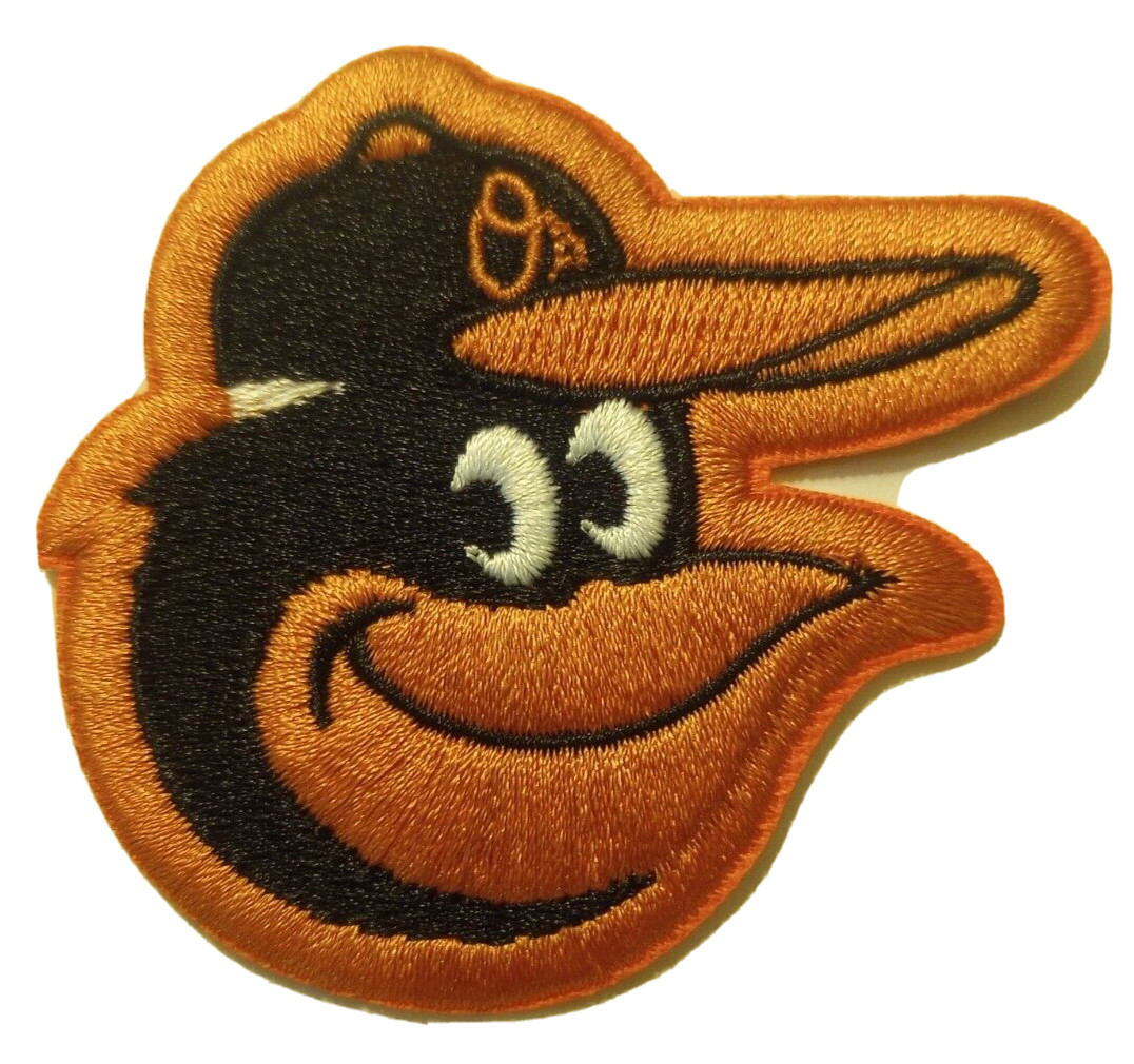 Baltimore Orioles~Cartoon Logo~Embroidered PATCH~2 5/8″ x 2 3/8″~Iron Sew~MLB