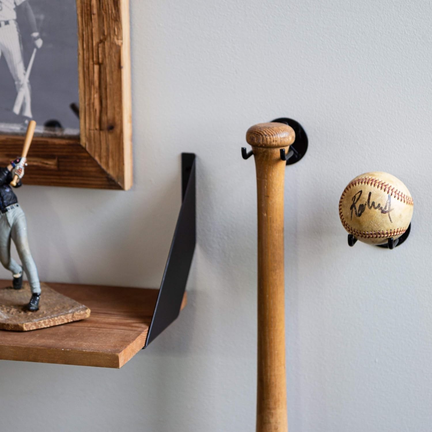 Set of 2 Baseball Bat Display Racks