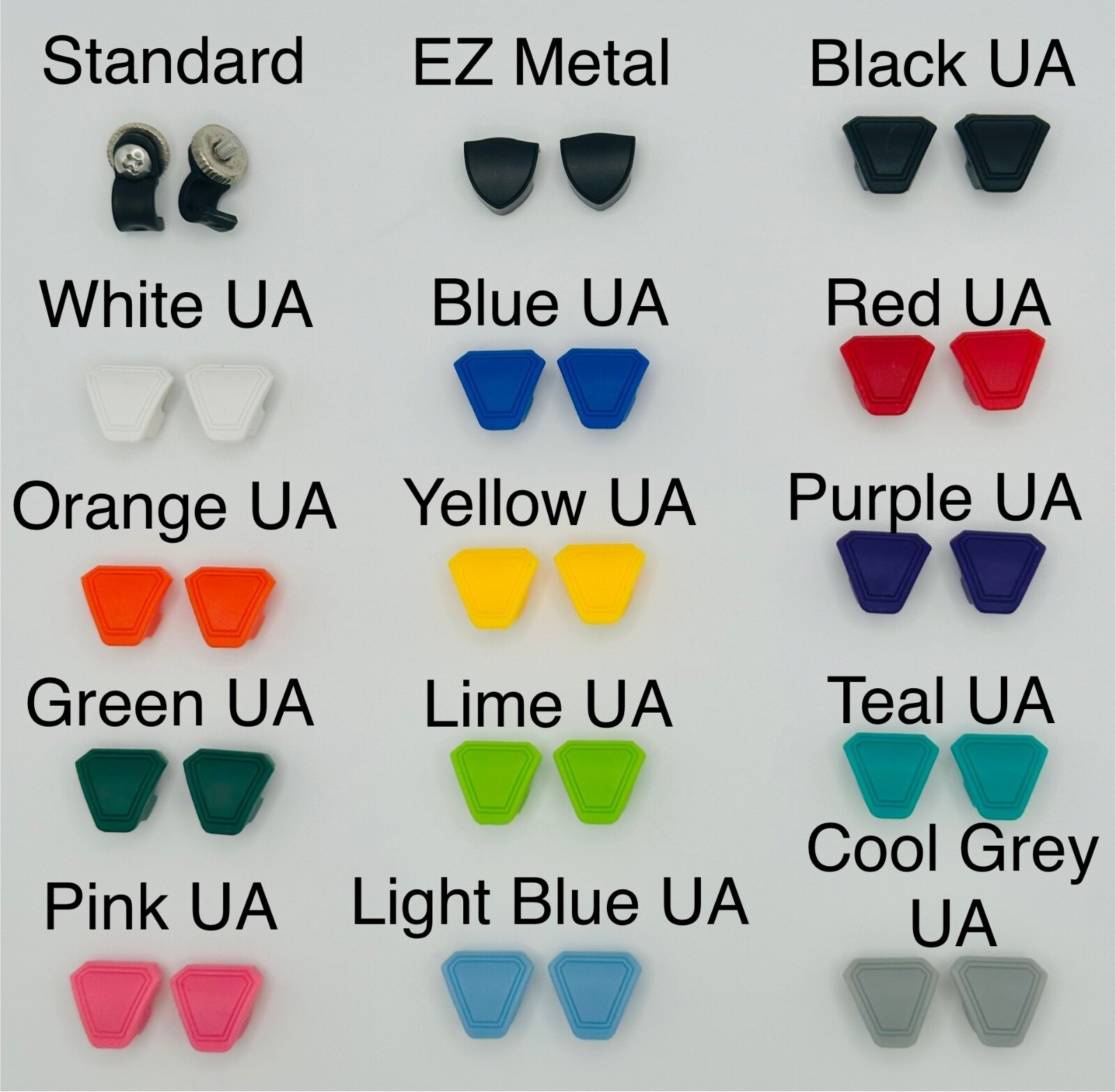 Chrome Mini Football Helmet Visors With Clips