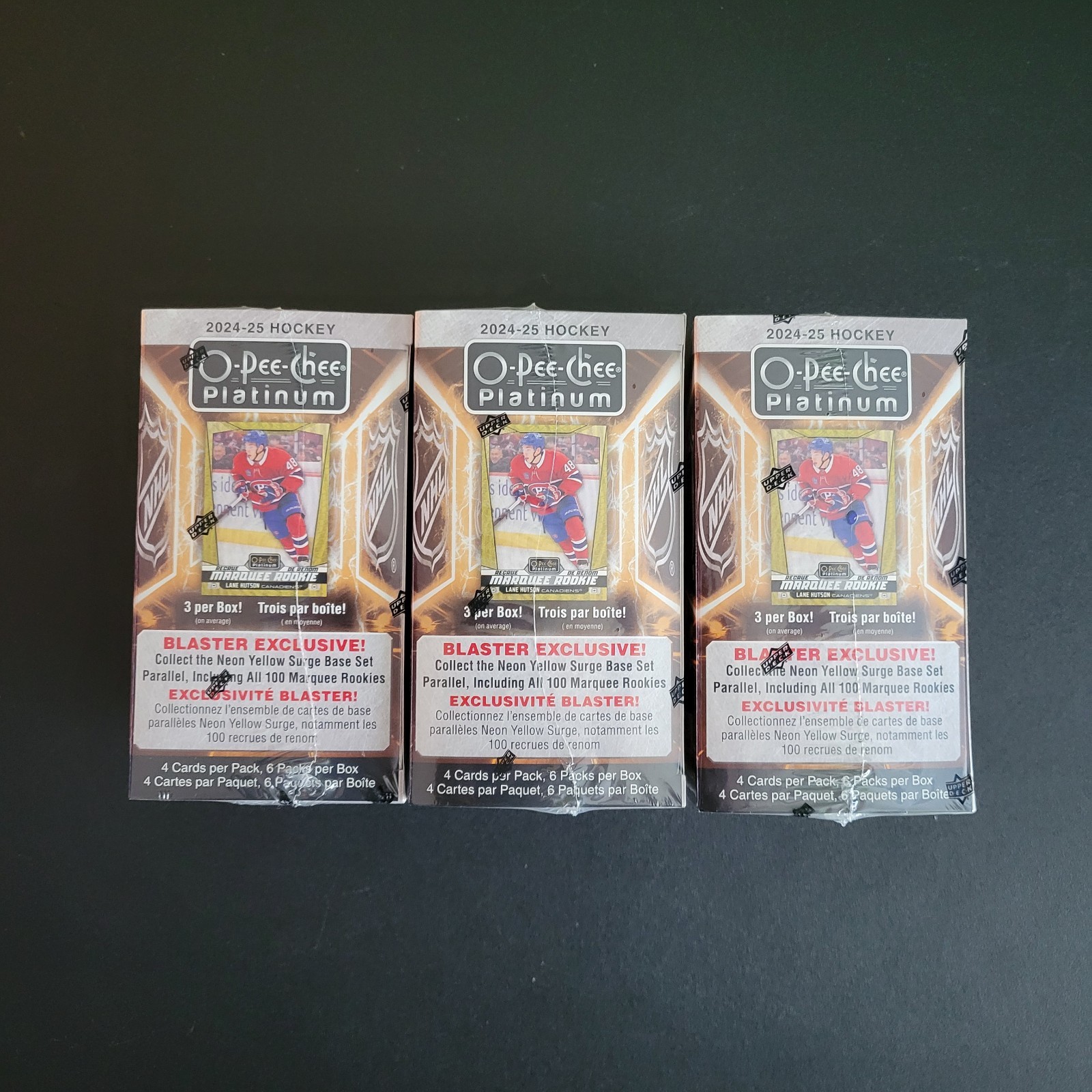 2024-25 Upper Deck O-Pee-Chee Platinum Hockey Blaster Box Set NEW Sealed Macklin