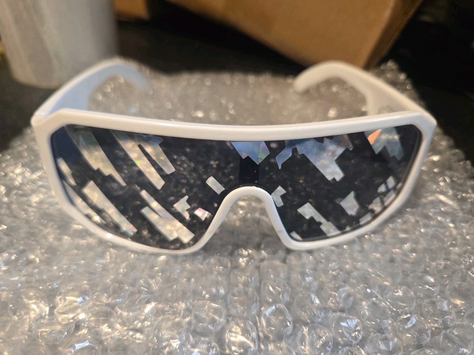 Officially Licensed Macho Man Sunglasses – Digital White Pro Wrestling Tees New