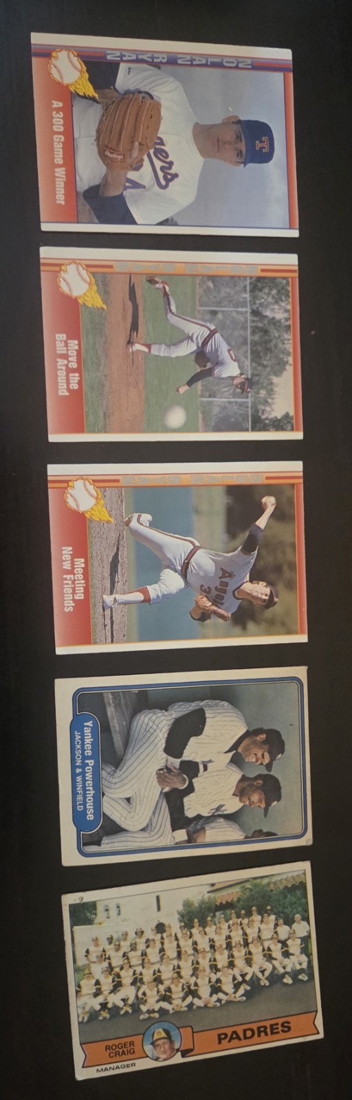 Nolan Ryan Reggie Jackson Vintage Lot