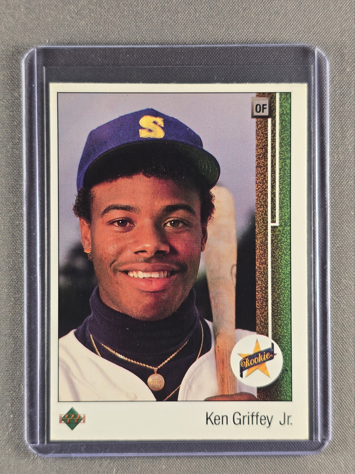 1989 Upper Deck Baseball Rookie #1 Ken Griffey Jr. Rookie Card RC READ – CORNER