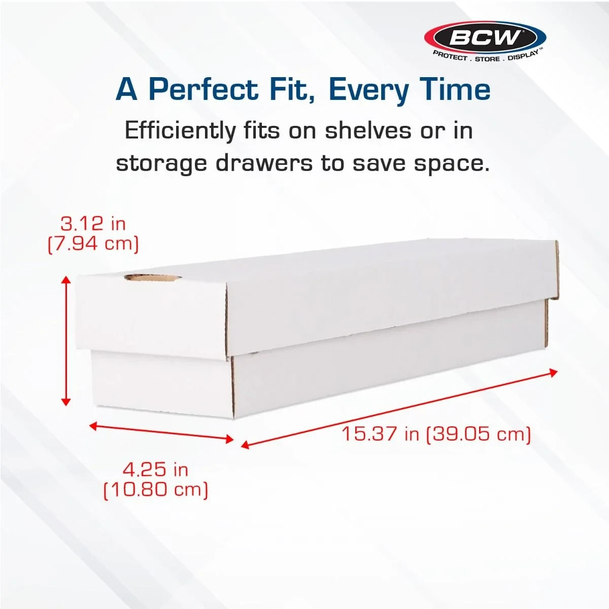 1 BCW 800 COUNT CARDBOARD 2-PIECE CARD STORAGE BOX w/ LID Trading Sports Case