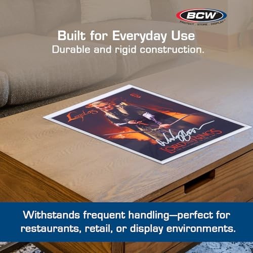 9×12 Topload Holder (20-Pack) – Rigid Print Protectors for Art Prints, Menus