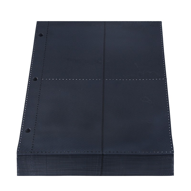 Trading Card Album Binder Protector Pages Sleeves 8 Pocket x 55 Sheets Baseball