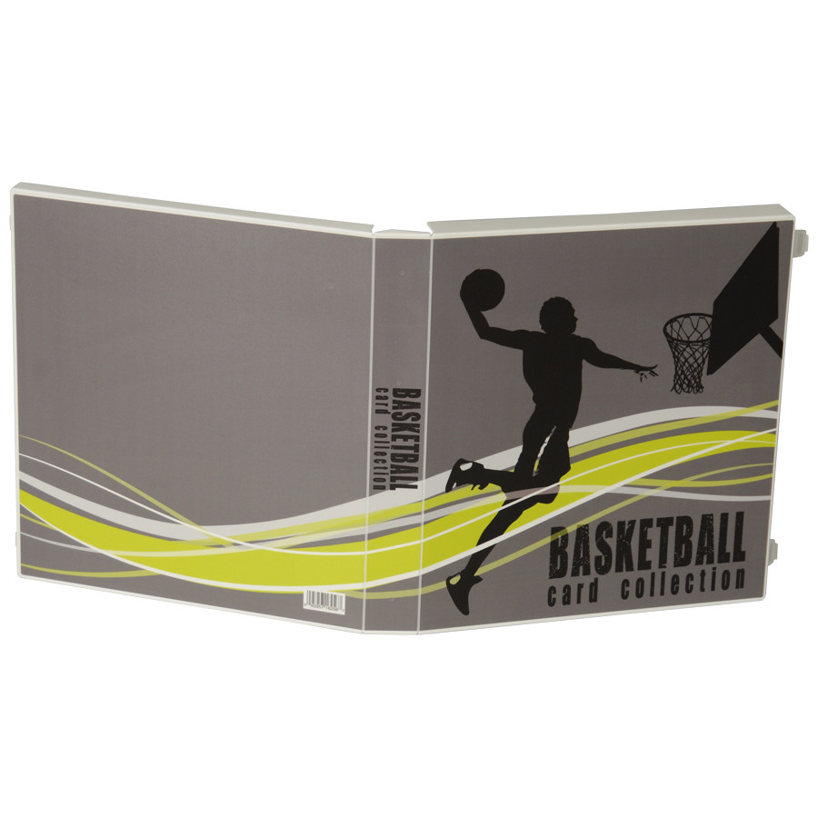 UniKeep Basketball Trading Card Binder, 10 Card Pages Included, Holds 180 Cards