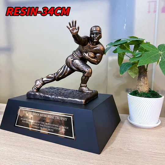 NCAA Heisman Trophy Replica 34cm Trophy Resin Version (Universal version)
