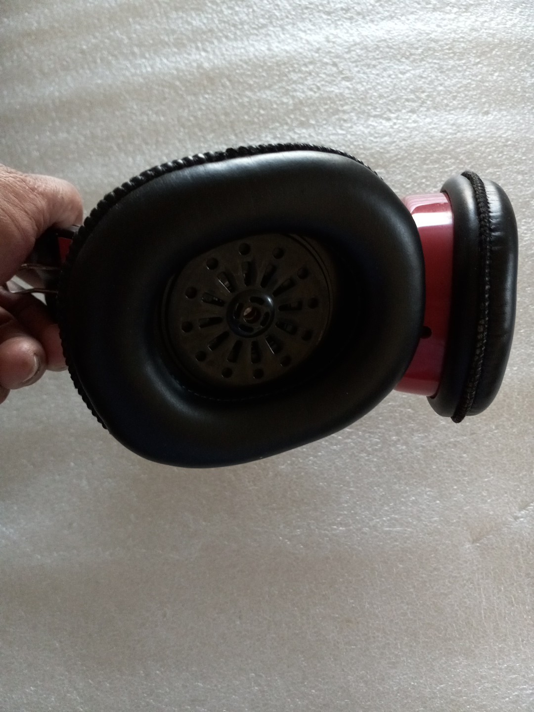 Winston Motorsports Headphone AM/FM Radio Headset Red Vintage Plz See Details