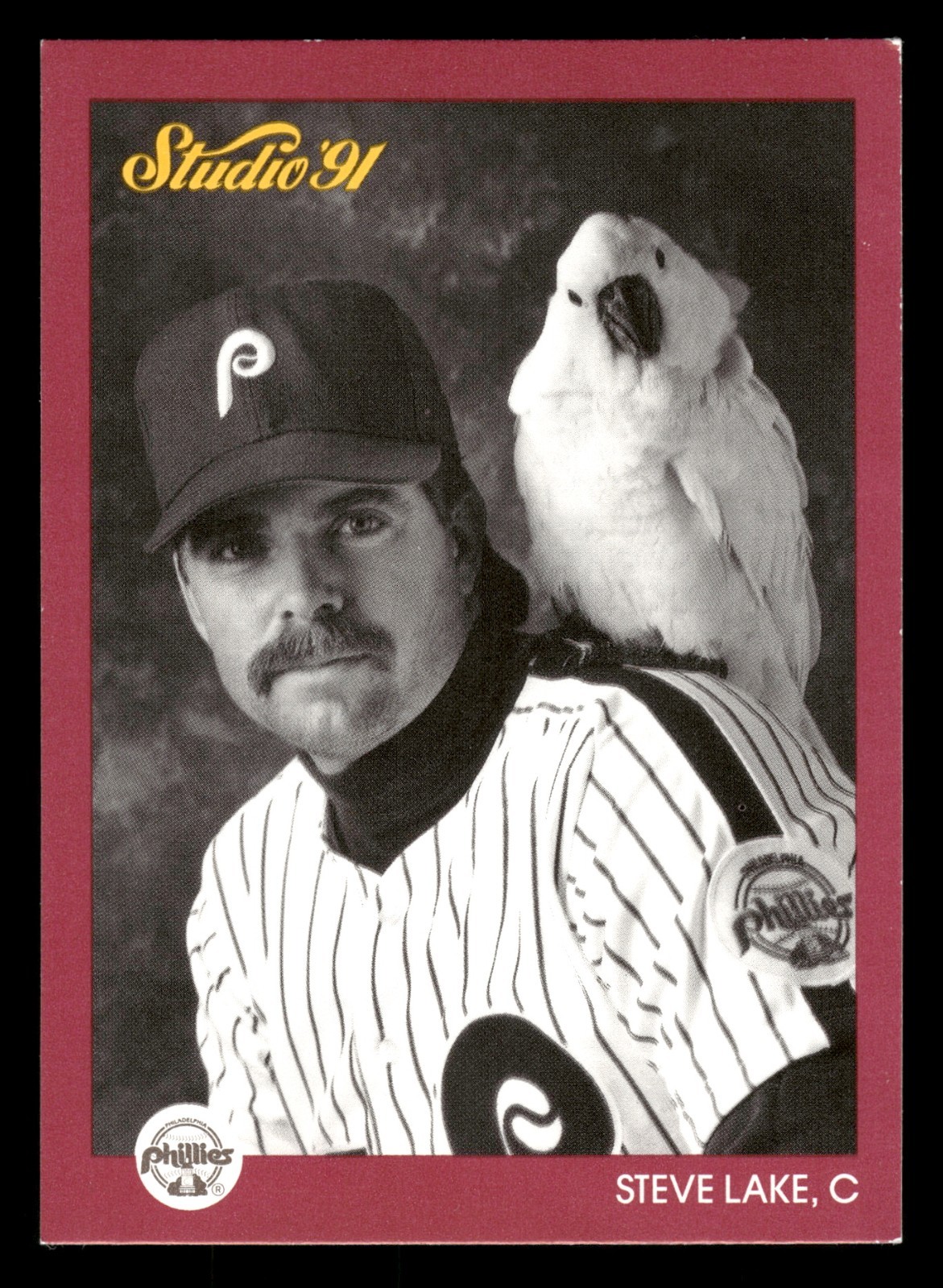 1991 Studio Baseball Card #216 Steve Lake