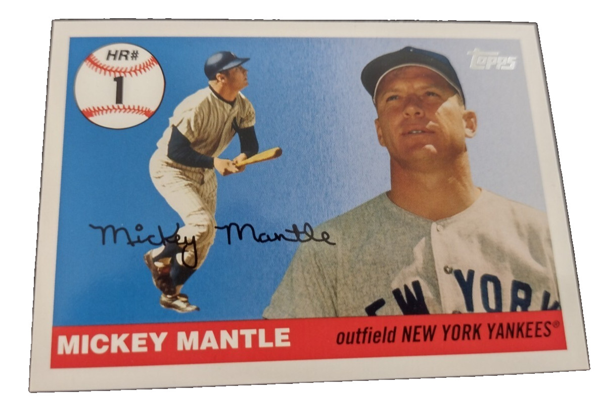 2006 Topps Mickey Mantle Home Run History HR 1 #MHR1 New York Yankees HOF