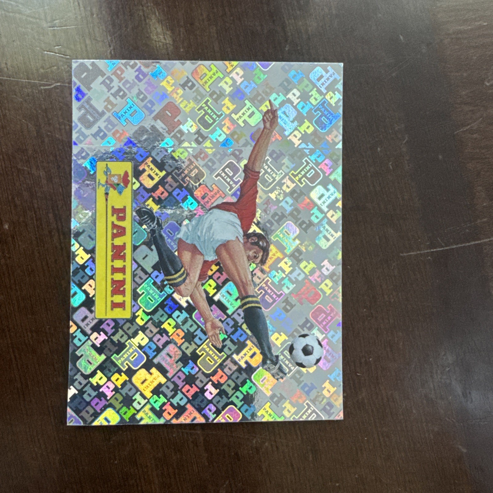 2026 Panini FIFA Sticker Collection 00 Panini Logo FOIL Error Printing Line