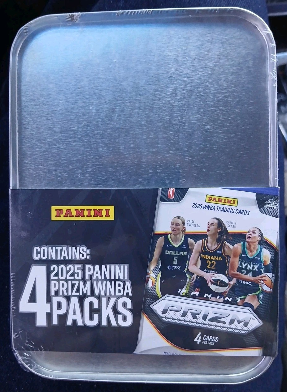 2025 Panini Prizm WNBA Paige Bueckers Tin Sealed 4 Packs Rookie Chase