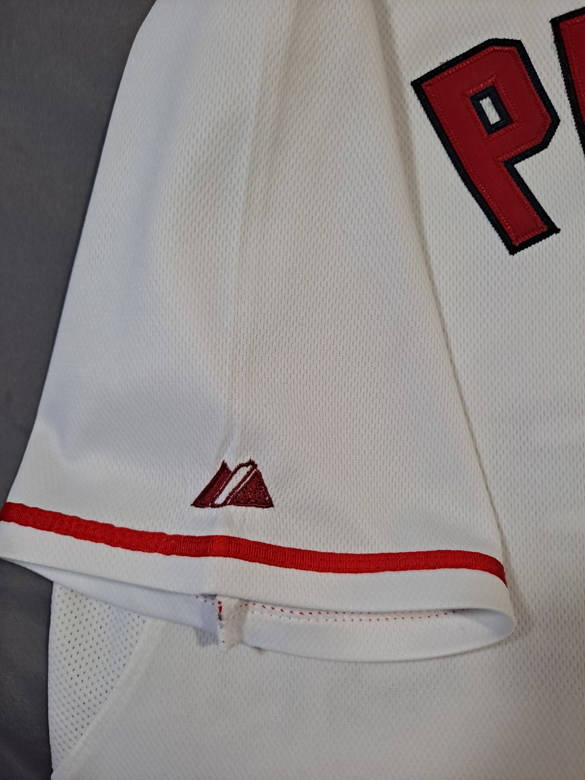 Majestic Anaheim Angels Albert Pujols #5 Men’s 50 White Baseball Jersey Classic