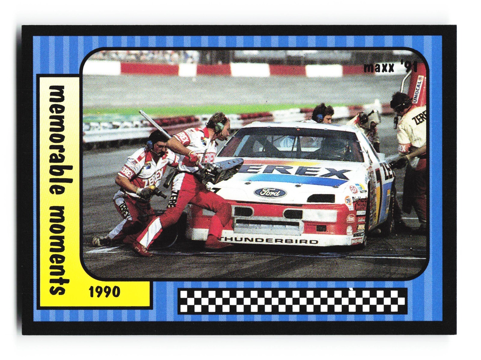 1991 Maxx #145 Alan Kulwicki in Pits/Memorable Moments NMMT 3215