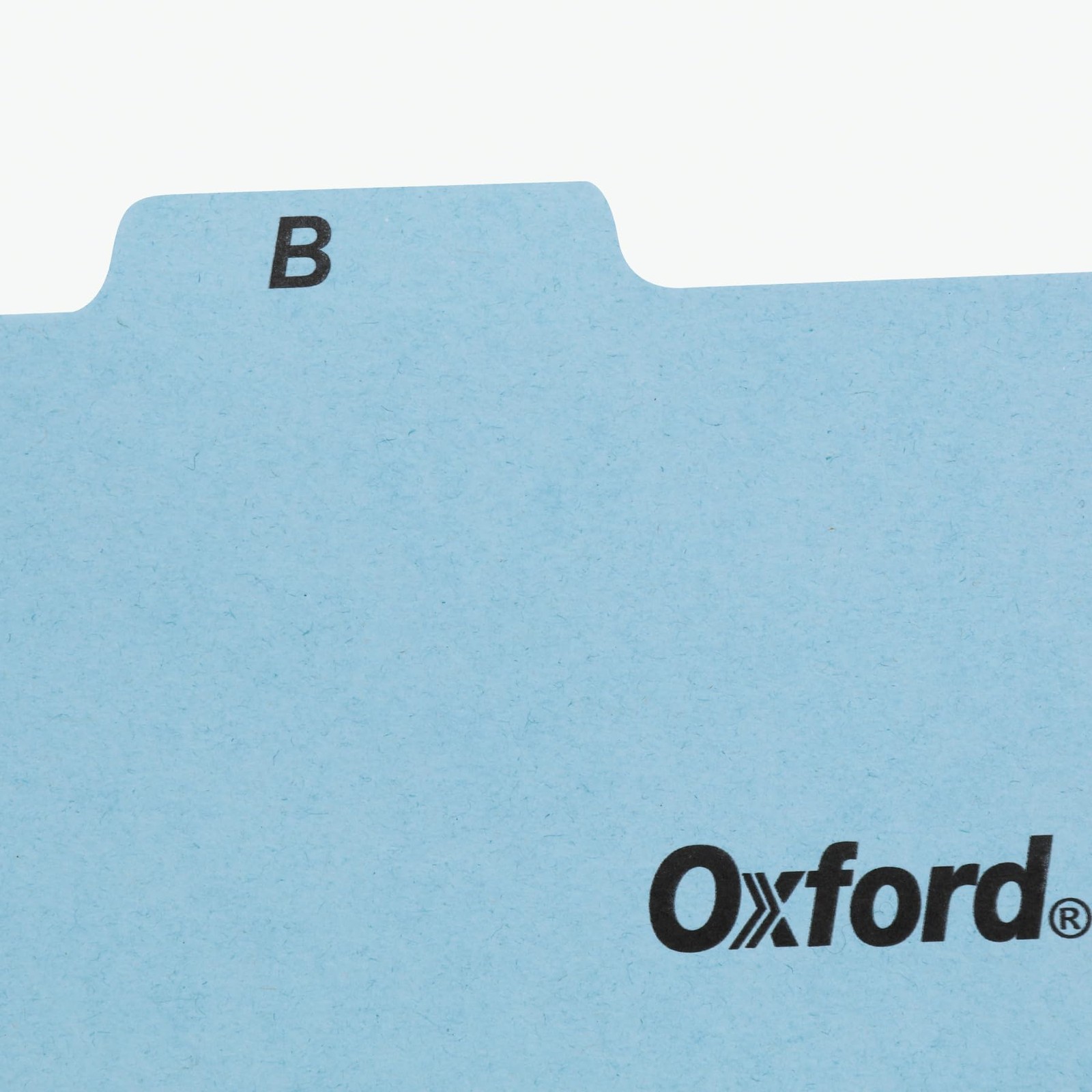 Oxford Heavy Weight 6×9 A-Z Index Card Guides – 25 Blue Pressboard Dividers