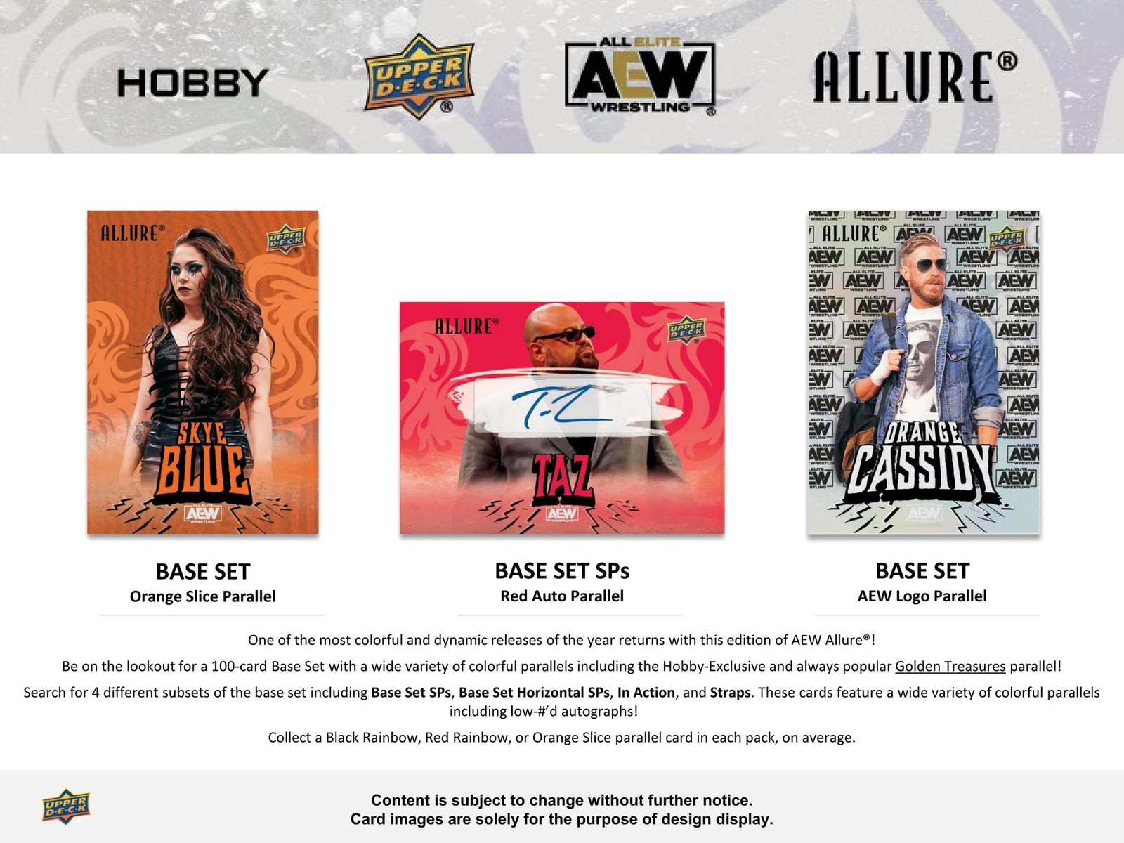 2024 UPPER DECK AEW ALLURE WRESTLING HOBBY BOX
