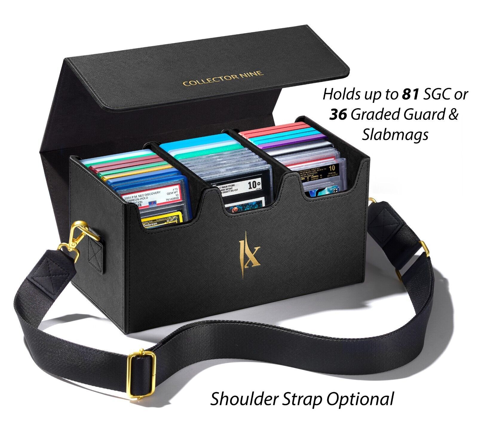 Storage Case for SGC & Graded Slab Guard & Mag for PSA, BGS, CGC Travel Card Box