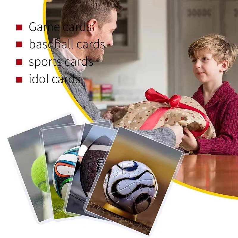 PVC Card Sleeves Holder for Trading Game Protectors Storage 3X4 Inches Gift