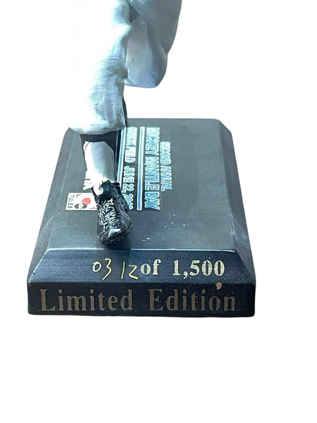 Tulsa Drillers Second Annual Mickey Mantle Day Limited Edition 312/1500 Figure