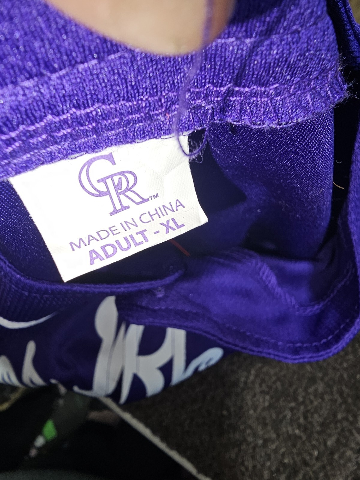 Colorado LOS ROCKIES 2021 Latin Night Authentic MLB Baseball Jersey Adult XL SGA