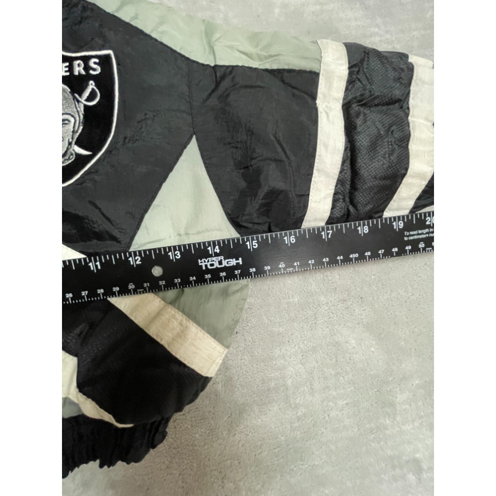 Vintage Oakland Raiders Jacket Toddler Boys Black Sage Mighty Mac Sports NFL