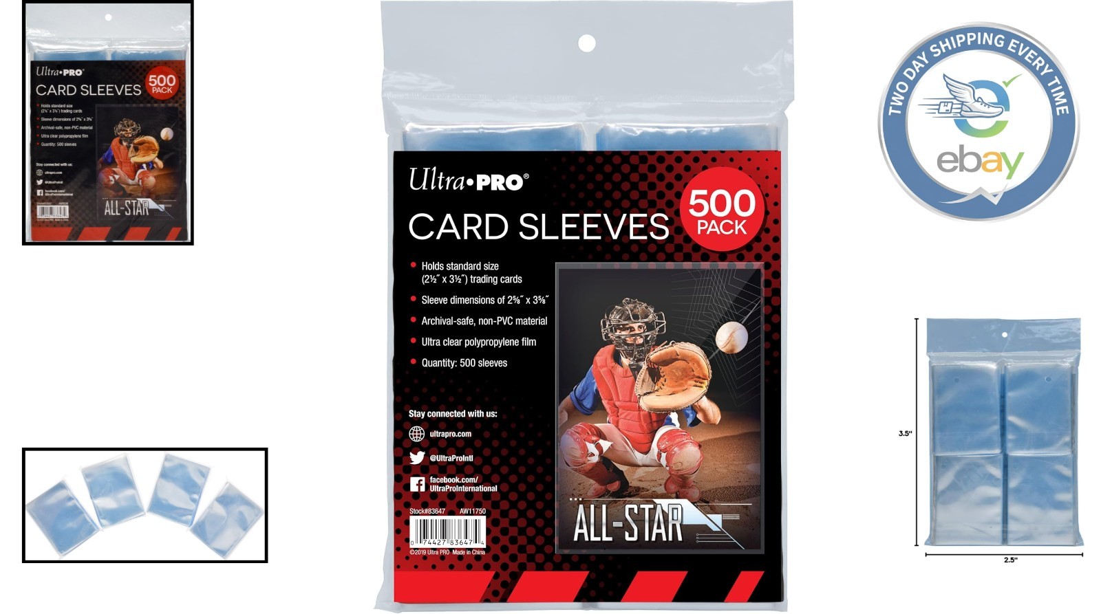 Preserve Your Cards with 500 Ultra Clear Card Sleeves for Standard 2.5″ x 3.5″