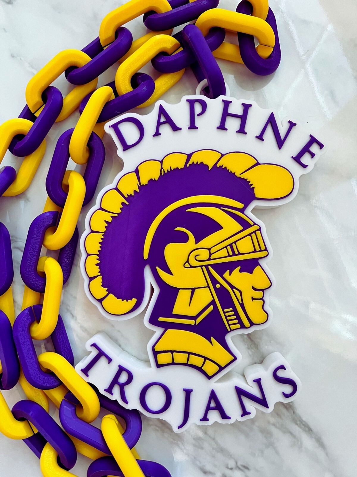 3D Oversized Sports Chain Custom Designed Logo Houston Baseball Football Soccer