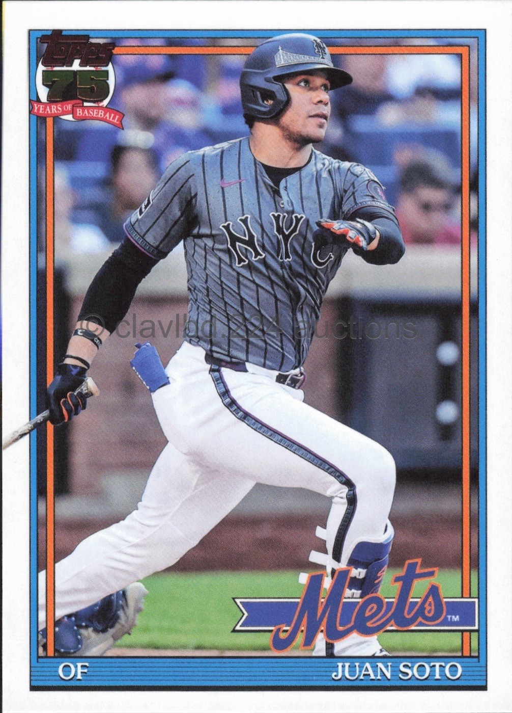 2026 TOPPS MLB – Juan Soto – 1991 35th Anniversary Insert #T91-82 Mets