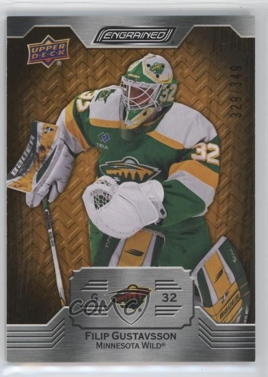 2023-24 Upper Deck Engrained 329/349 Filip Gustavsson #60 1sr1