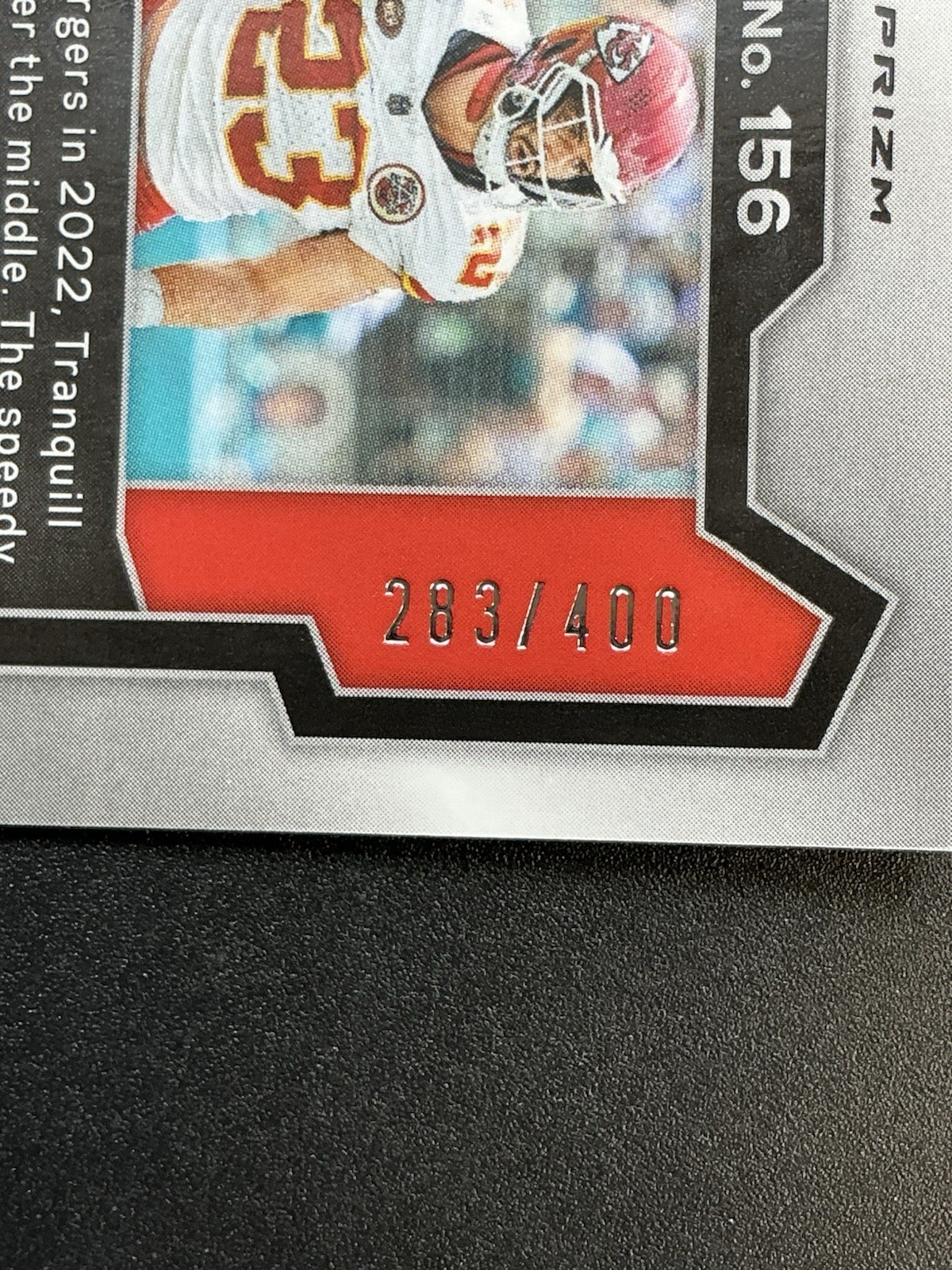 2023 Panini Prizm Drue Tranquill Pandora Prizm /400 Kansas City Chiefs #156