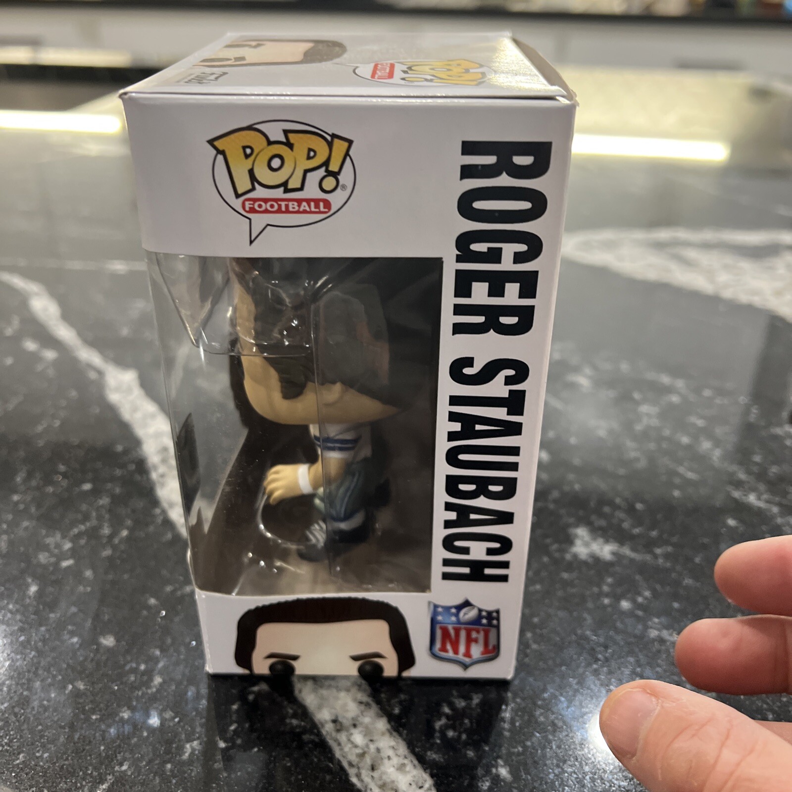Funko POP 82 NFL: Roger Staubach (Cowboys Home) Collectible Figure #12 Football