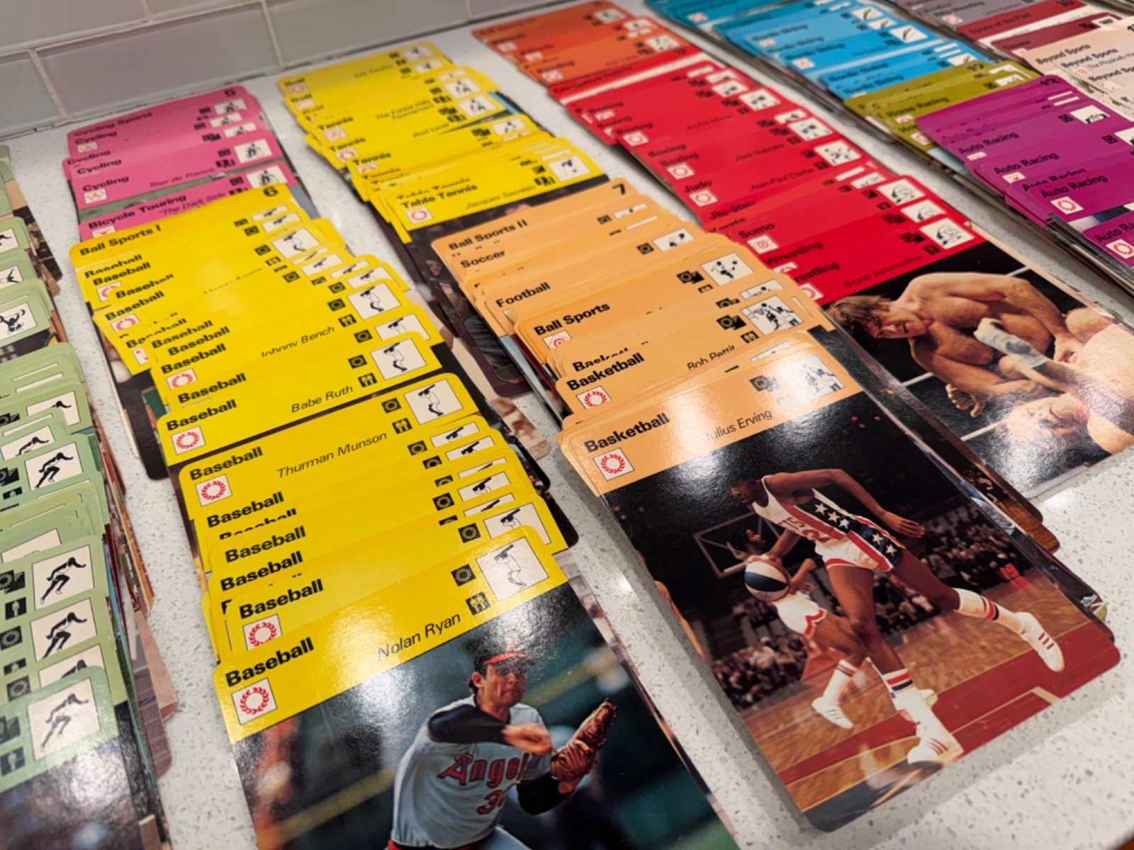 HUGE 1977-78 Sportscaster Cards – Dividers – Booklets ASSORTED 550+ piece Lot