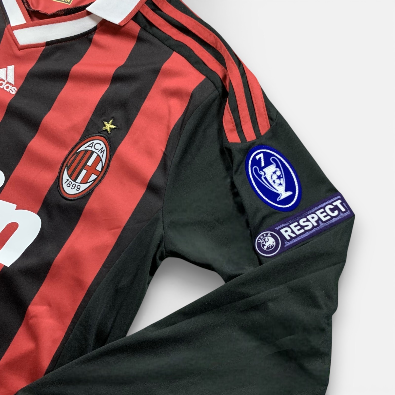 Ronaldinho #80 AC Milan 2009/10 Long Sleeve Jersey Retro – Men’s Sizes – New