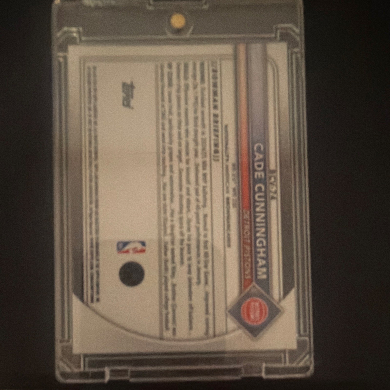 Topps 2025-26 Bowman Chrome Cade Cunningham #BCV-74 Pistons 109/125