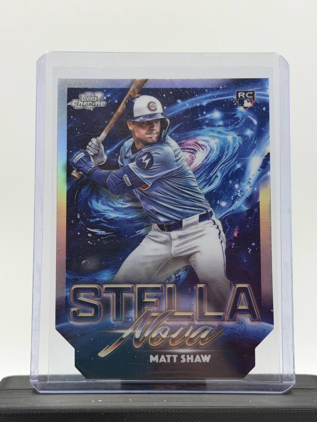 2025 Topps Chrome Cosmic #SN-20 Matt Shaw Stella Nova Chicago Cubs