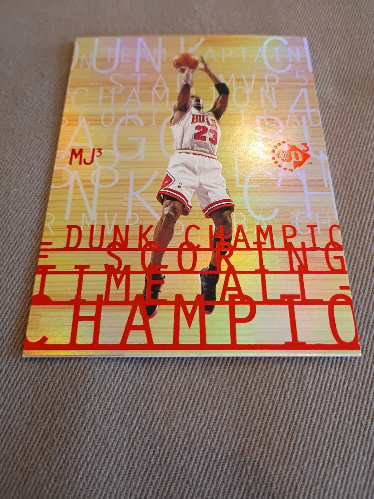1997-98 Upper Deck UD3 – Mj3 Michael Jordan #MJ3-2 • Ready To Send For Grading