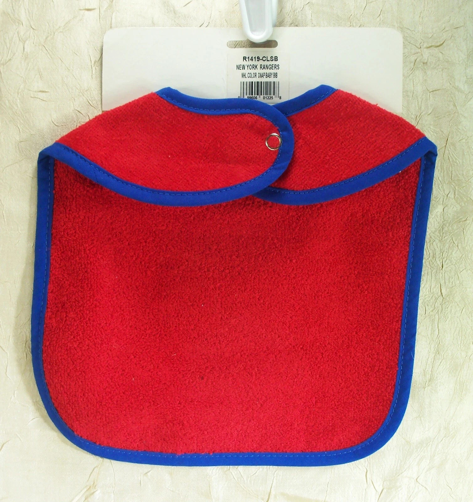 New York Rangers Little Fan Baby Bib One Size Fits Most NHL New – SEE DETAILS