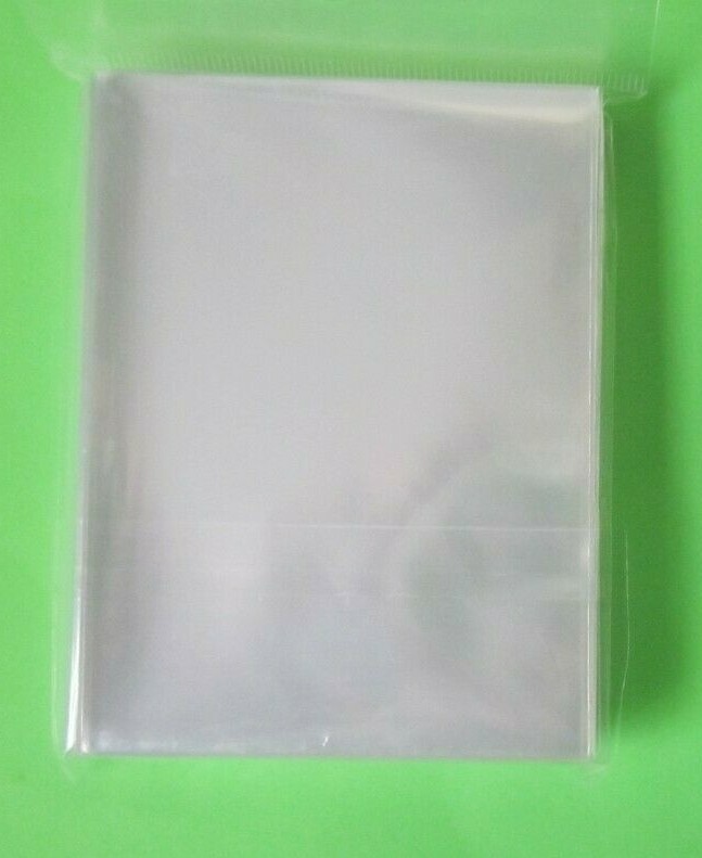 100 Ct Plastic THICK SOFT CARD SLEEVES fits 3×4 Top Loaders CardBoard Gold