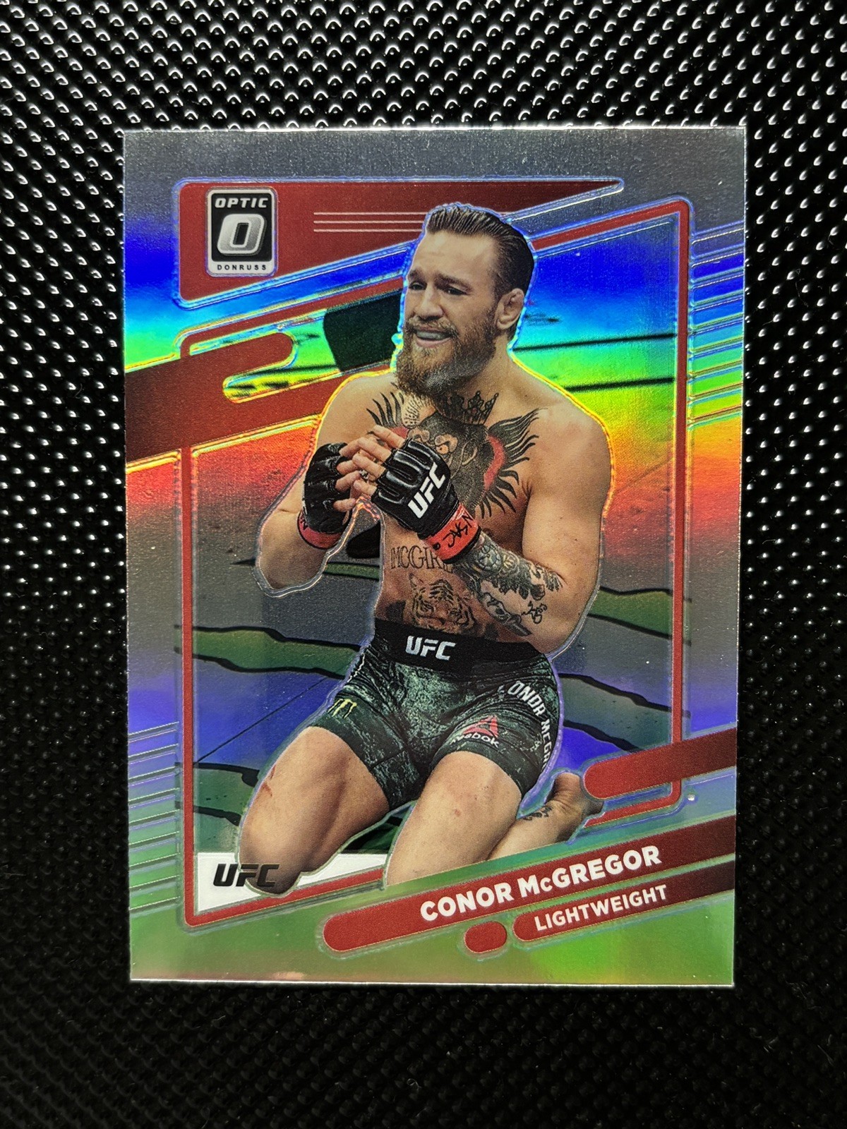 Conor McGregor 2022 Panini UFC Donruss Optic HOLO PRIZM – THE NOTORIOUS!